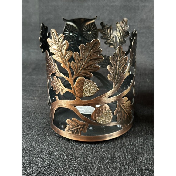 Bath & Body Works Owl on Branches + TWO 3-wick Candles Set Lavender Frozen Lake - Picture 9 of 10